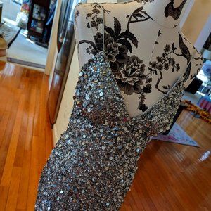 NWOT Holiday Glam - Adrianna Papell Sequin Evening Dress